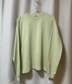 美品　AURALEE LUSTER PLAITING L/S TEE サイズ3