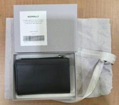 北欧、暮らしの道具店　NORMALLY 二つ折りコンパクト財布 ブラック　新品 NORMALLY / 二つ折りコンパクト財布 / ブラック・ブラウン
