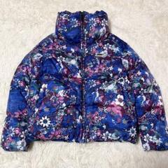【美品】オニツカタイガー × nowarttダウンジャケット 花柄 Sサイズのサムネイル