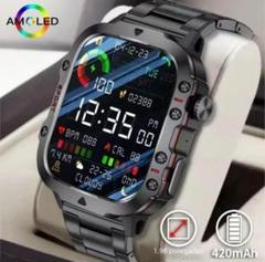 【新品未使用】LAXASFIT 大画面スマートウォッチ