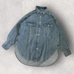 【DRESSTERIOR】ドレステリア デニムシャツ ドロップショルダー 大きめ