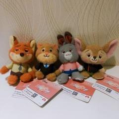 ズートピア　ミルキーボア　マスコット　　コンプセット