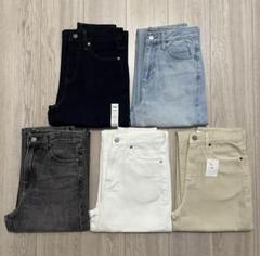UNIQLO - ユニクロ ワイドストレートジーンズ 22 の通販 by