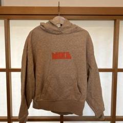NIKE スウェットパーカー　キッズサイズXS（身長122-128）杢ベージュ