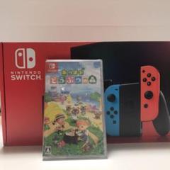 新品未開封 ニンテンドースイッチ 本体 あつまれどうぶつの森セット switch