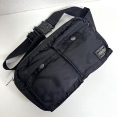 ★即完売【PORTER】 ミニポーチ 巾着　ブラック タンカー素材 希少 ☆即完売【PORTER】 ミニポーチ 巾着 ブラック タンカー素材 希少