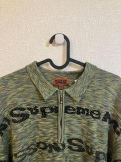 トップス SUPREME MISSONI ZIP L/S POLO BLACK L Supreme Missoni Zip L S Polo (FW21) - $228