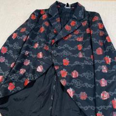 美品】Black Comme des Garcons ジャケット 薔薇 黒 L - メルカリ