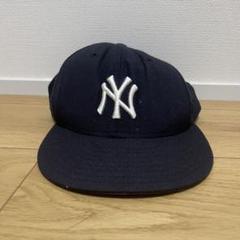 鍔裏グレー 90s USA製 NEWERA ヤンキース　キャップ NEW ERA】90s VINTAGE ヤンキース USA製 ツバ裏グレー - メルカリ