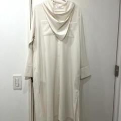 Ray BEAMS レイビームス　ネッカチーフ付きワンピース　white
