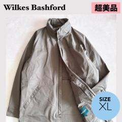 超美品★Wilkes Bashford ロングジャケット　XL カーキ　大きめ