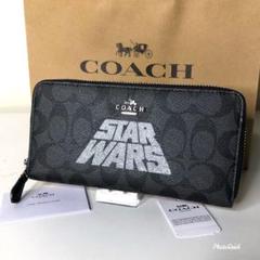 コーチ 長財布 スターウォーズ グレー 【新品】