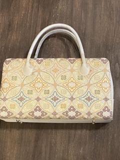 美品 人気の お洒落な 利休バッグ （正絹）Ｚ187 美品 人気の お洒落な 利休バッグ （正絹）Z187