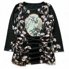 【極美品】ヴィヴィアンタム　パワーネット　トップス　ハイネック　カットソー　総柄 VIVIENNE TAM - ヴィヴィアンタム パワーネットカットソー和柄