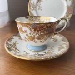 アンティーク　エインズレイ　英国イギリス ガーランドとカメオの美しいプレート1枚 Aynsley China - アンティーク エインズレイ ガーランドとカメオ