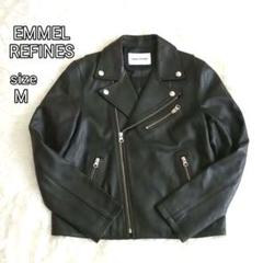 【極美品】エメルリファインズ ダブルライダースジャケット ラムレザー 2025年最新】エメルリファインズ レザージャケット・ライダース