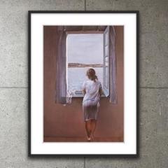 額装マット品/Figure at Window サルバドールダリ/アートポスター 額装マット品/Figure at Window サルバドールダリ/アート