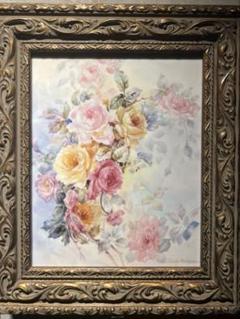 import 陶板　【薔薇】