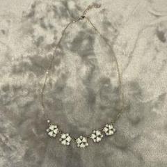 ミハエルネグリン 花モチーフ ネックレス m】良品 Michal Negrin ミハエルネグリン ピンク 花 ネックレス