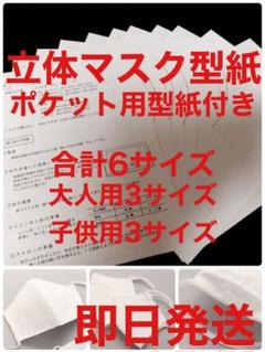 立体型 マスク型紙