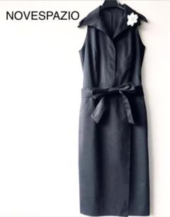 美品!ほぼ未使用品! 日本製NOVESPAZIOノースリーブワンピース