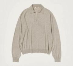 トップス AURALEE / CASHMERE SILK SKIPPER POLO SUPER FINE CASHMERE SILK KNIT SKIPPER POLO - AURALEE