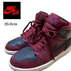 NIKE AIR JORDAN 1 RETRO TEAM RED BLACK