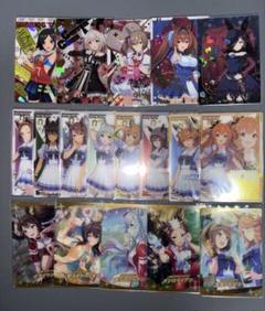 ウマ娘 ウエハース カード ライスシャワー ダイワスカーレット他 まとめ売り