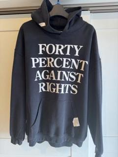 FORTYPERCENT AGAINST RIGHTS ジップアップパーカー 90cm】FPAR / FORTY PERCENTS AGAINST RIGHTS Zip Up Hoodie