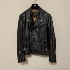 未使用級 馬革 Cinquanta シングルライダース ブラック 48 未使用級 馬革 Cinquanta シングルライダース ブラック 48