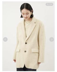【美品】ミラオーウェン　チェック柄 チェスターコート ベージュ 黒 Mila Owen（ミラオーウェン）の「HAMILTONショート丈チェスター