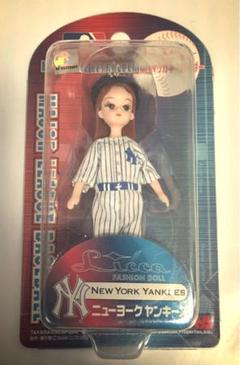 MLBリカキーホルダー第二弾 シアトルマリナーズ(アウェイ)リカちゃん