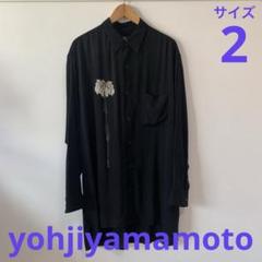B yohji yamamoto レーヨンブラックロングブラウス B yohji yamamoto レーヨンブラックロングブラウス - メルカリ