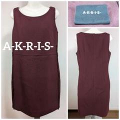 AKRIS アクリス 植物模様 ノースリーブ ひざ丈ワンピース AKRIS（ひざ丈ワンピース）のフリマアイテム一覧