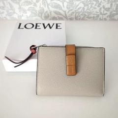 LOEWE 三つ折り財布 ライトオーツ/ハニー LOEWE ロエベ ライトオーツ ハニー 財布 三つ折財布 ウォレット