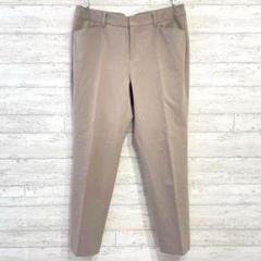 センタープレス スラックス パンツ 【L】 ビジネス カジュアル 無地 キレイめ