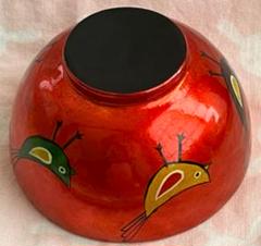 赤色 漆器 丸型飾り椀　光沢仕上げ 直径30cm 手工藝　ベトナム工房　最高峰 2025年最新】ベトナム漆器の人気アイテム - メルカリ