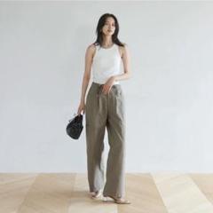 searoomlynn ポケットワークWASHボリュームパンツ ホワイト M ポケットワークwashボリュームパンツ