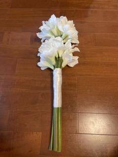 百合 造花 ハンドメイド ウェディングフォト