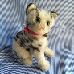 ♥夏の大特価Sale♥シュタイフ　ヴィンテージ　優しいお顔のネコちゃん♥ シュタイフsteiffビンテージ猫ちゃんグッシー - メルカリ