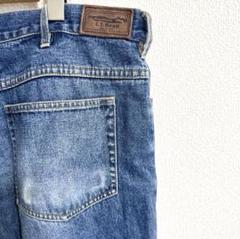 ほぼ美品⭐︎L.L.Bean ストレートデニム 青 ジーンズ オーバーサイズ