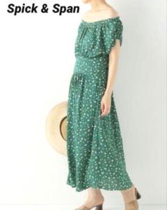 美品　Spick and Span デザインプリーツワンピース　日本製 ≪通勤・セレモニー対応≫ サテンプリーツワンピース【洗濯機