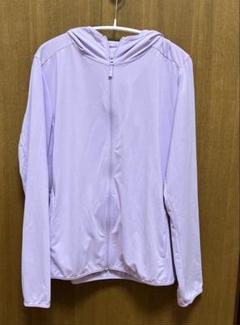 UNIQLO エアリズムUVカットメッシュパーカー　パープル　長袖　160
