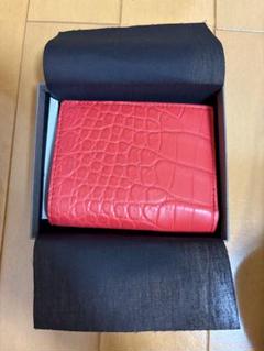 ꧁未使用品꧂♥⚛️ RODANIA 二つ折り財布 クロコダイル　マットクロコ サンブランド ロダニア マットクロコダイル二つ折り財布
