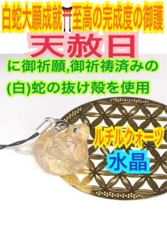 とぐろ巻き✨蛇の抜け殻✨ヘビ✨金運✨巳✨十二干支✨白蛇のお守り【天赦日ご祈祷】B