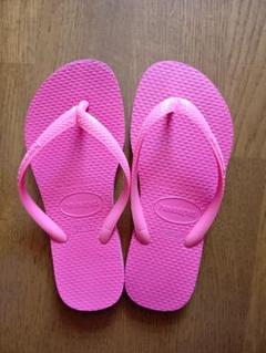 Havaianas ハワイアナス　ビーチサンダル 　ピンク　19cm位