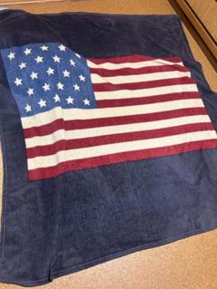 【Last Sale】ラルフローレン US FLAG ラグ ブランケット RL Flag Cotton Throw Blanket | Ralph Lauren® PA