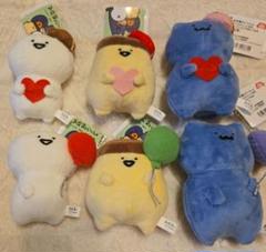 【新品】お文具といっしょ ぬいぐるみ ボールチェーン付きハートショコラ 5点 プリンさん】お文具といっしょ ボールチェーン付きハート