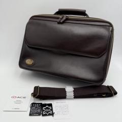 【未使用　現行品】ASLAN レザーブリーフケース　ACE社製