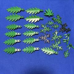 LEGO　草　茎　オリーブグリーン　植物　葉　葉っぱ　観葉植物　椰子の木　レゴ